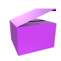 Product box isolated on background png