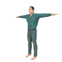 homem isolado em transparente png