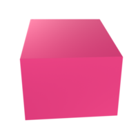 Product box isolated on background png