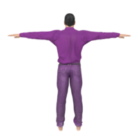 homme isolé sur transparent png