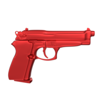 Rendu 3D du pistolet png