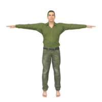 hombre aislado en transparente png