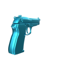 Representación 3d de pistola png