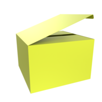 Product box isolated on background png