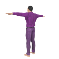 homme isolé sur transparent png