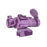 Rifle scope isolated on transparent png