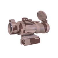 alcance del rifle aislado en transparente png