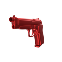 3D Rendering Of Pistol Gun png