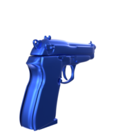 Representación 3d de pistola png