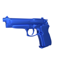 3d tolkning av pistol pistol png