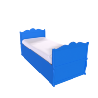 3d interpretazione di bambino letto png