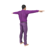 hombre aislado en transparente png