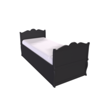 3d renderen van kind bed png