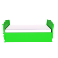 3D Rendering Of Child Bed png