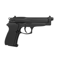 3D-Rendering der Pistolenpistole png