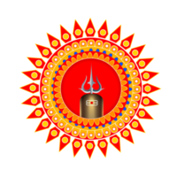 conception de shiv lingam pour la carte du festival maha shivratri png