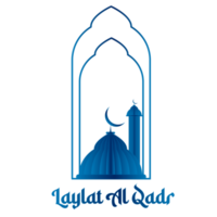 Laylat al-Qadr-Design mit Lantrain-Mond und Maske png