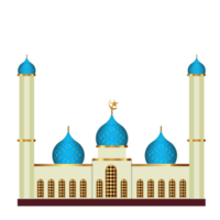 diseño de mezquita para la decoración de eid al fitr eid mubarak png