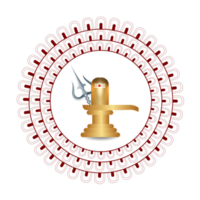 shiv lingam design für maha shivratri festivalkarte png