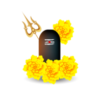 shiv lingam design för maha shivratri festival kort png