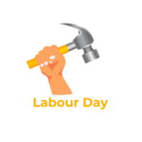 1º de maio feliz dia internacional do trabalho homem segurando instrumento de trabalho png