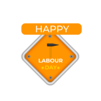 1st may happy international labour day man holding working instrument png