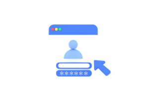 3D. Login screen of the operating system user. png