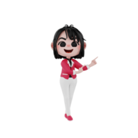 Ilustración de negocio de personaje de render 3d png