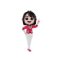 Ilustración de negocio de personaje de render 3d png