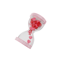 3d render icono día de san valentín ilustración png