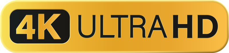 4K ultra HD resolution sign icon png