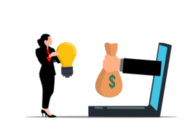 ideia de crowdfunding online png