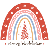 feliz navidad arcoiris png