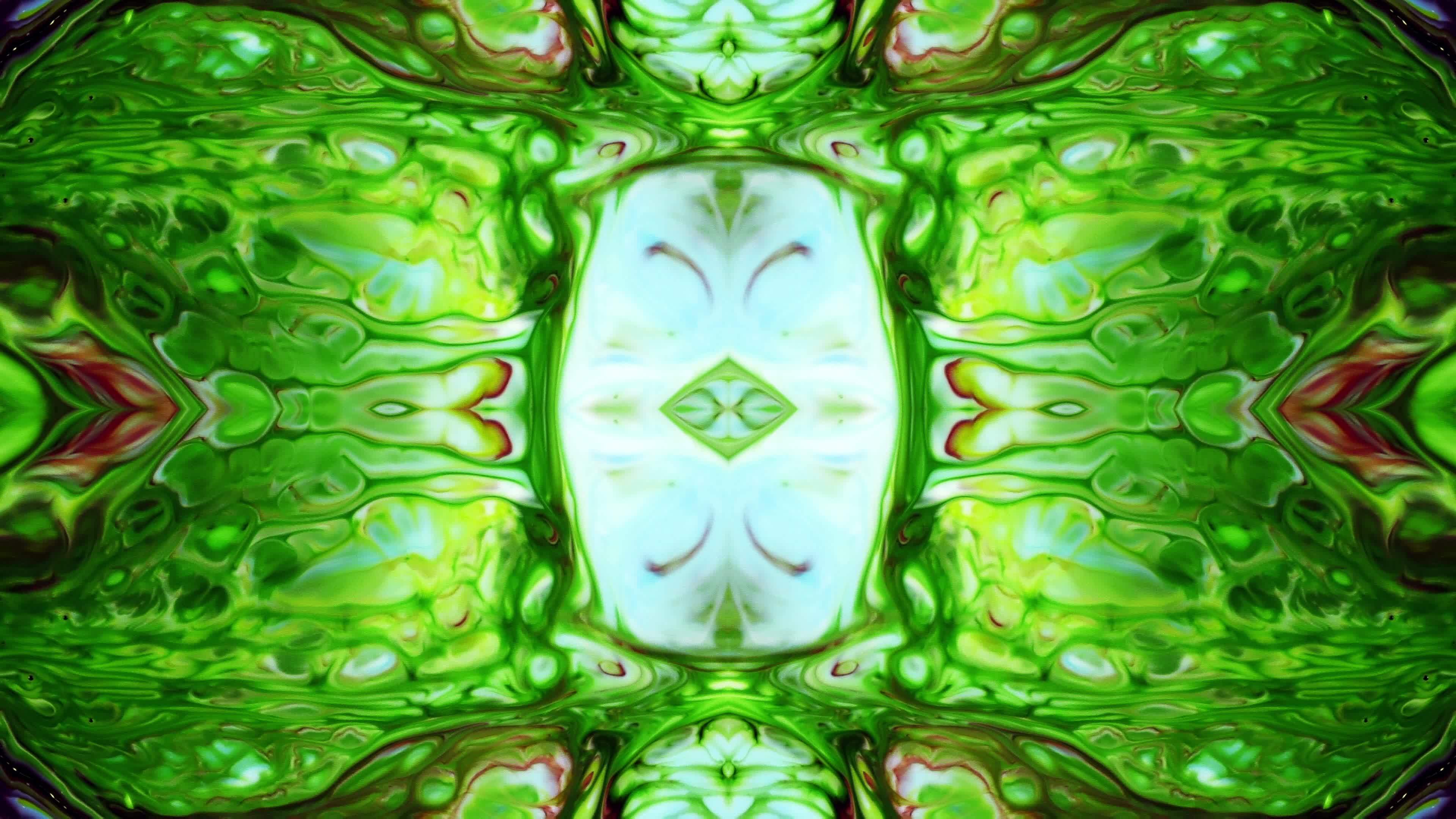 Abstract Colorful Paint Mirror Fantasy 18108231 Stock Video at Vecteezy