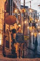 Beautiful man on vacation in Cappadocia photo