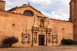 Cloister de Santa Maria de Poblet in Catalonia photo