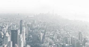 Manhattan streets and roofs photo