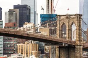 Brooklyn bridge and Manhattan photo