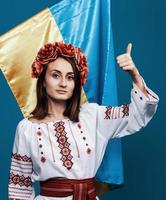 concepto patriótico de ucrania foto