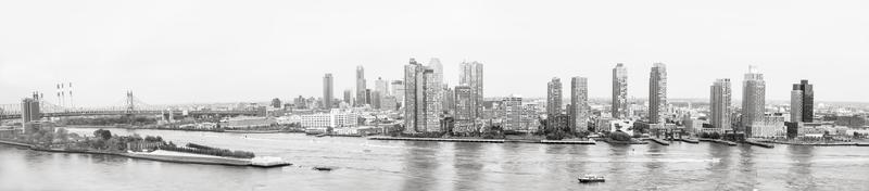 Panoramic views of East River from United Nations Building photo