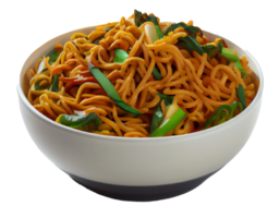Schezwan noodles or szechuan vegetable. png