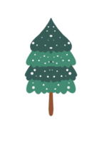 acquerello Natale albero carino png