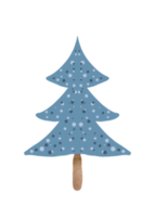 waterverf Kerstmis boom schattig png