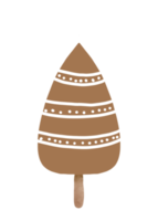 acquerello Natale albero carino png