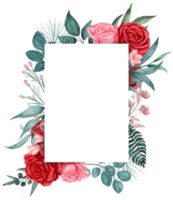 Hand drawn wreath,frame element and decoration. png