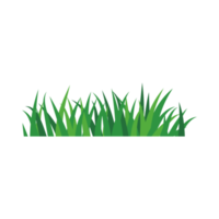 natural green grass bushes decorate environmental ecology cartoon scene png