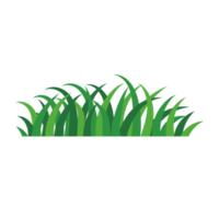 natural green grass bushes decorate environmental ecology cartoon scene png