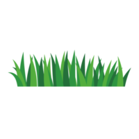 natural green grass bushes decorate environmental ecology cartoon scene png