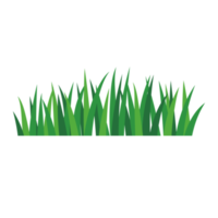 natural green grass bushes decorate environmental ecology cartoon scene png