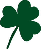 st. patrick's day Shamrock hand drawn style png